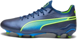 PUMA - Womens King Ultimate Fg/Ag Shoes, Color Persian Blue/Pro Green/Ultra Blue, Size: 8.5 M US