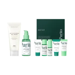 PURITO Centella Unscented Serum, Oat-in Calming Gel Cream & Best Kit
