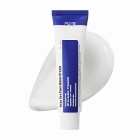 PURITO [ESSENTIAL OIL-FREE] DEEP SEA PURE WATER CREAM 50g/1.7fl.oz, moisture cream for face, facial watery cream, Vegan