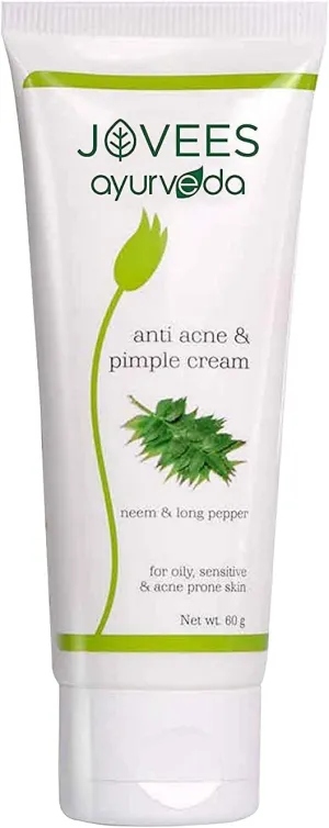 QURA Jovees Ayurveda Neem & Long Pepper Anti Acne and Pimple Cream, 60g