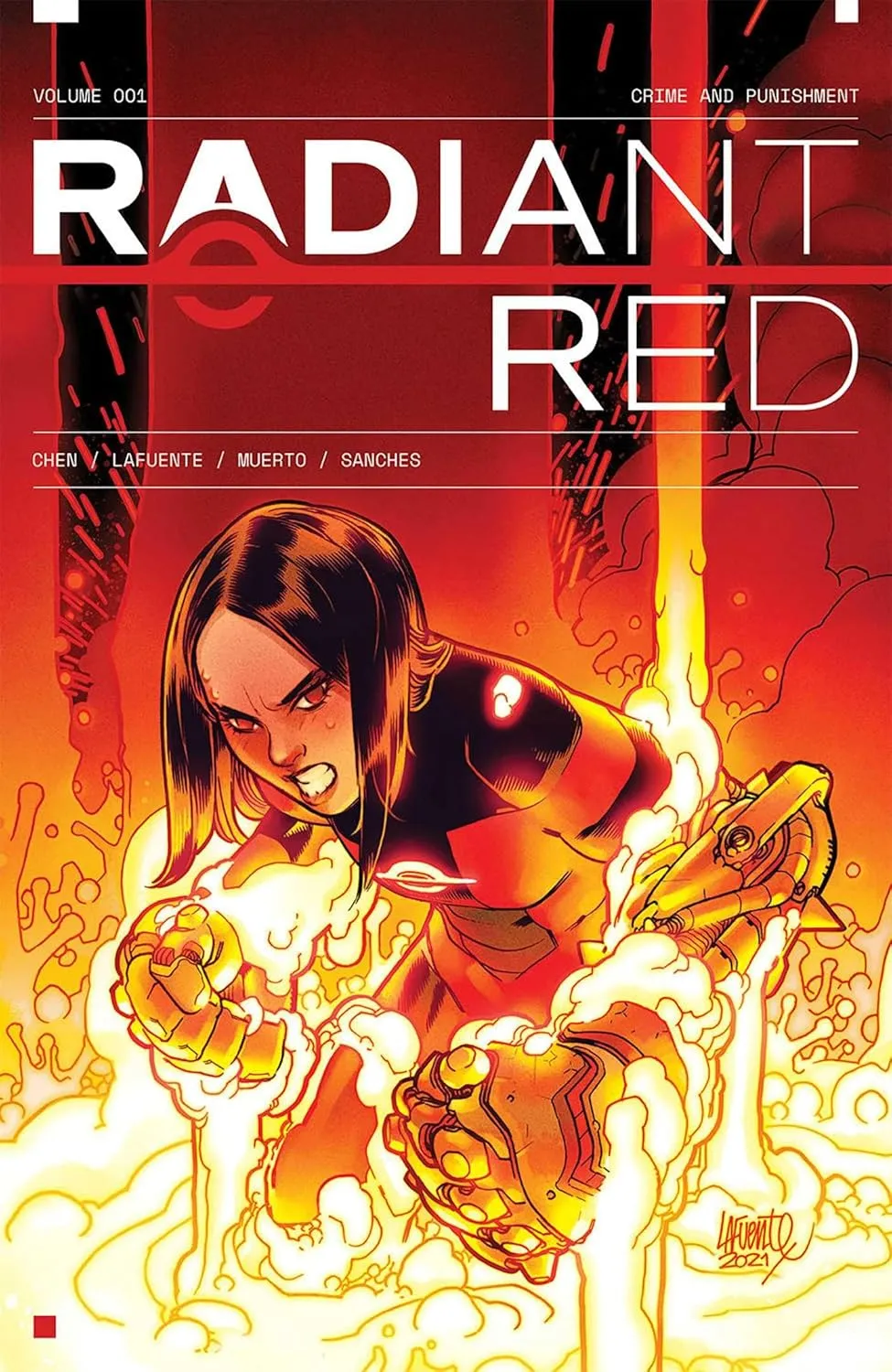 Radiant Red Volume 1: Crime and Punishment (Massive-Verse) Paperback – December 13, 2022