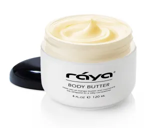 Raya Body Butter Thick Body Moisturizer for Dry, Cracked Hands and Feet, Can Be Used as a Luxurious Massage Cream, Great for All Skin Types