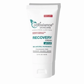 Recovery Cream - PH BALANCE SKINCARE Eczema Cream - Itchy Skin Relief Lotion Treatment For Burns Dermatitis Psoriasis - All Natural No Fragrance Cruelty Oil & Paraben Free 2oz
