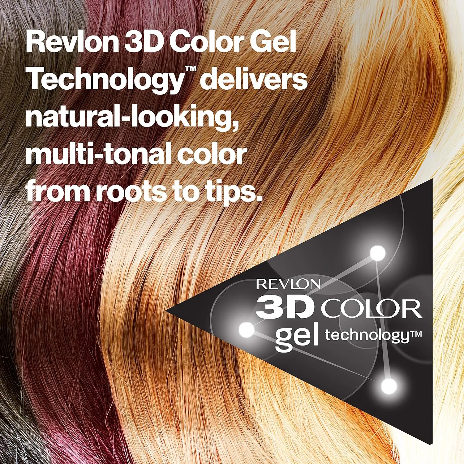 Revlon Permanent Hair Color, Permanent Hair Dye, Colorsilk with 100% Gray Coverage, Ammonia-Free, Keratin and Amino Acids, 12 Natural Blue Black, 4.4 Oz (Pack of 3)