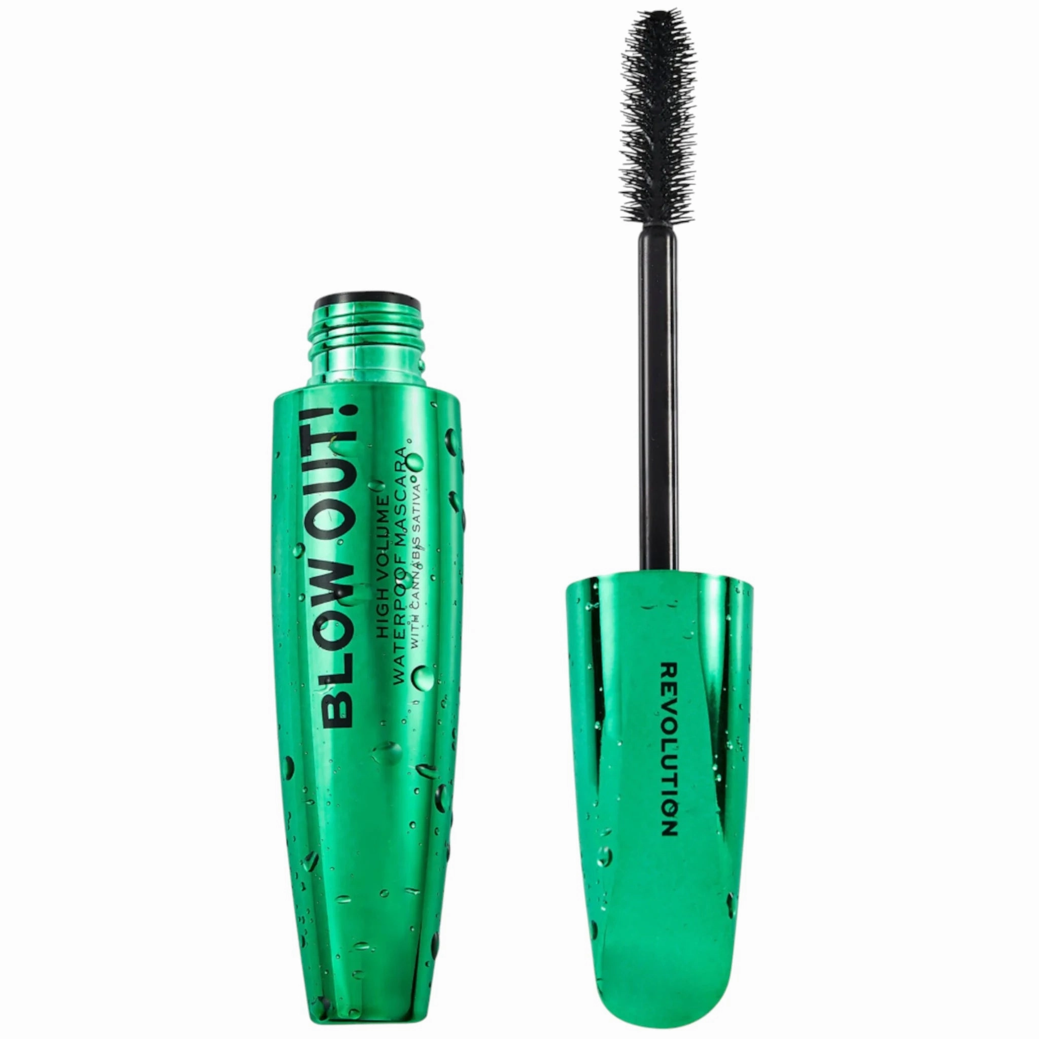Revolution Good Vibes Blowout Waterproof Mascara Black - Wholesale 12 Units (RVTGVMAS)