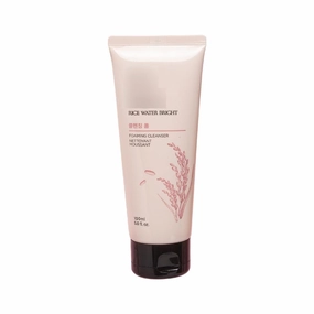 Rice Water Bright Foaming Face Wash 100ml | Face Wash for Glowing Sk.in | Cleanser for Uneven Skin Tone | Korean Skin Care, For Oily skin