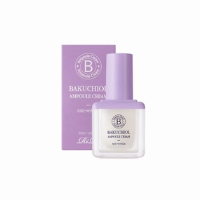 RiRe Bakuchiol 0.5% Ampoule Cream for Face-Elasticity,Fine Lines care, Korean Skin Care 1.01 oz.(30ml)