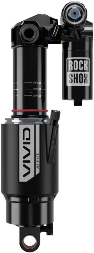 RockShox Vivid Ultimate RC2T Rear Shock - 205 x 65 mm, Vivid Air, 4 Tokens, Reb25/Comp30, L/O2, Trun/Std, 8x25, C1,