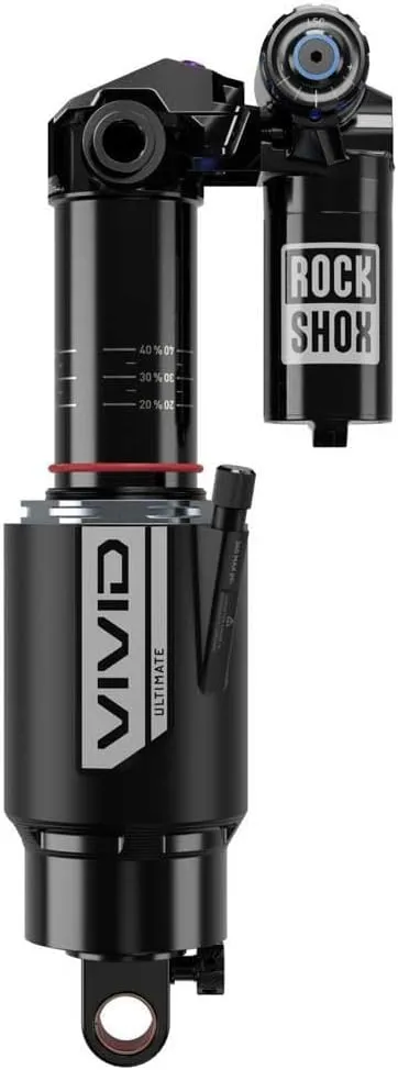 RockShox Vivid Ultimate RC2T Rear Shock - 205 x 65 mm, Vivid Air, 4 Tokens, Reb25/Comp30, L/O2, Trun/Std, 8x25, C1,