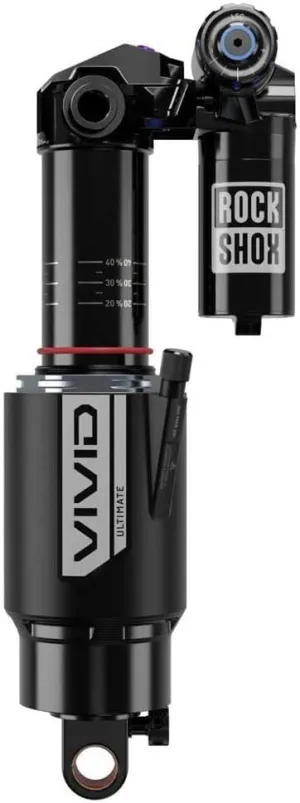 RockShox Vivid Ultimate RC2T Rear Shock - 230 x 65 mm, Vivid Air, 2 Tokens, Reb25/Comp37, L/O4, Std, 8x30, C1, SC Nomad6