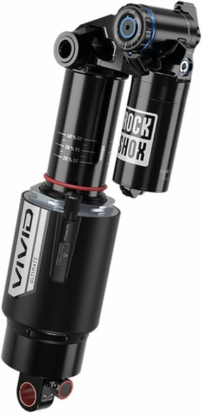 RockShox Vivid Ultimate RC2T Rear Shock - 205 x 60 mm, Vivid Air, 2 Tokens, Reb25/Comp34, L/O2, Trun/Std, C1, SC