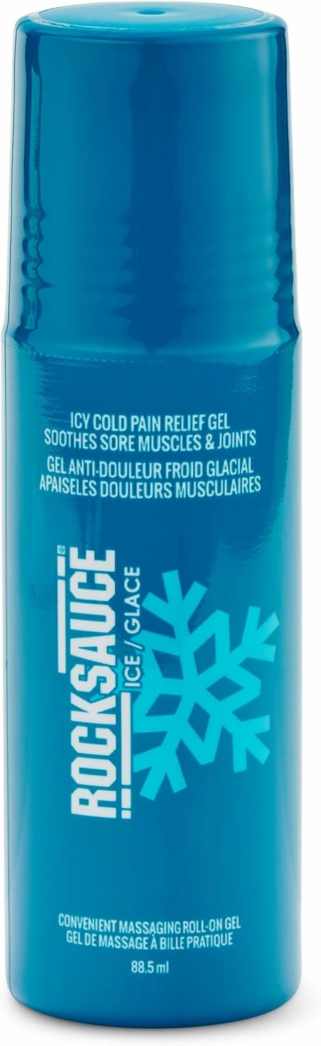 RockTape RockSauce Ice Cooling Muscle Relief Cream with Menthol, 3 Ounce