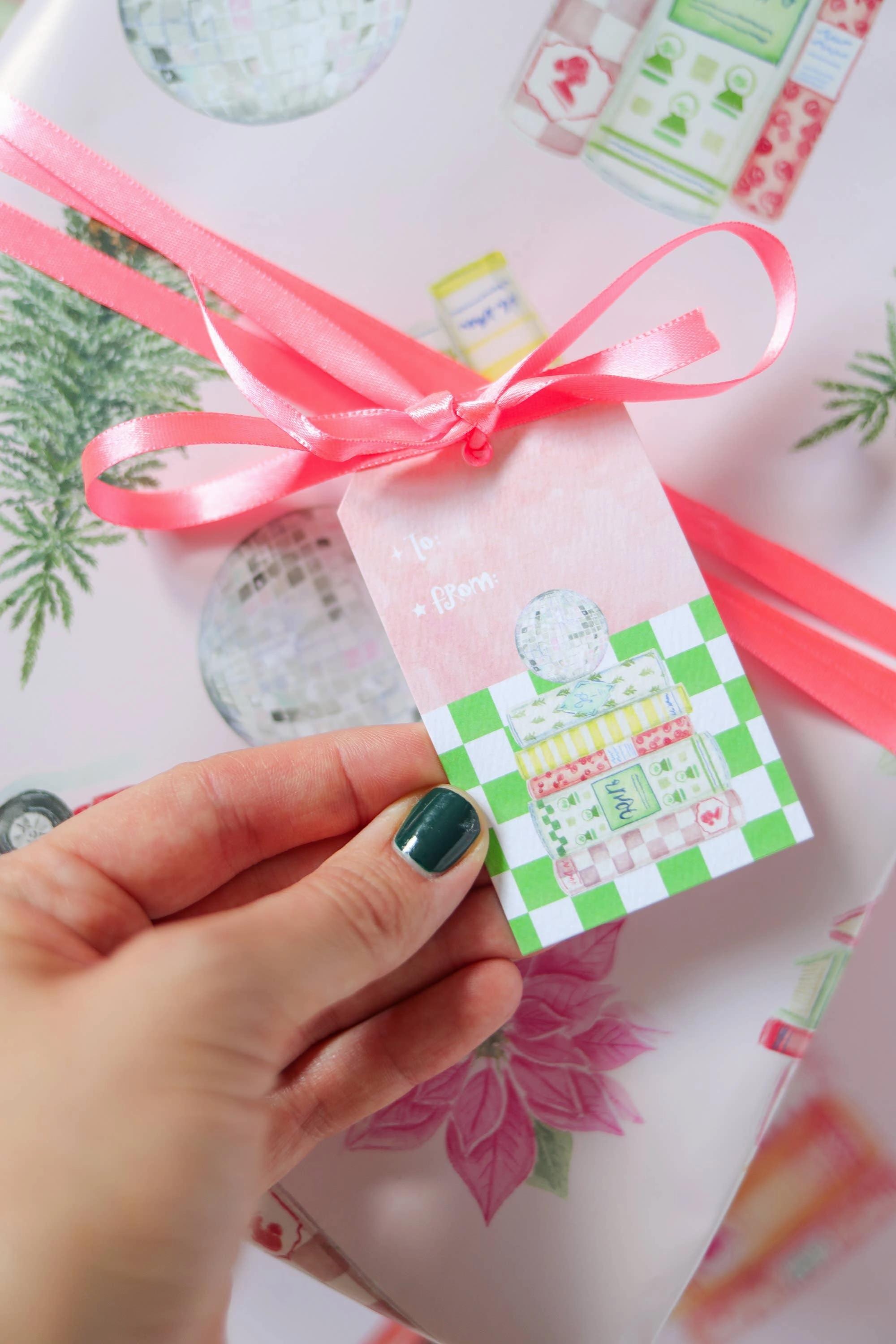 ROLLS Christmas trees, trucks, books, disco balls gift wrap