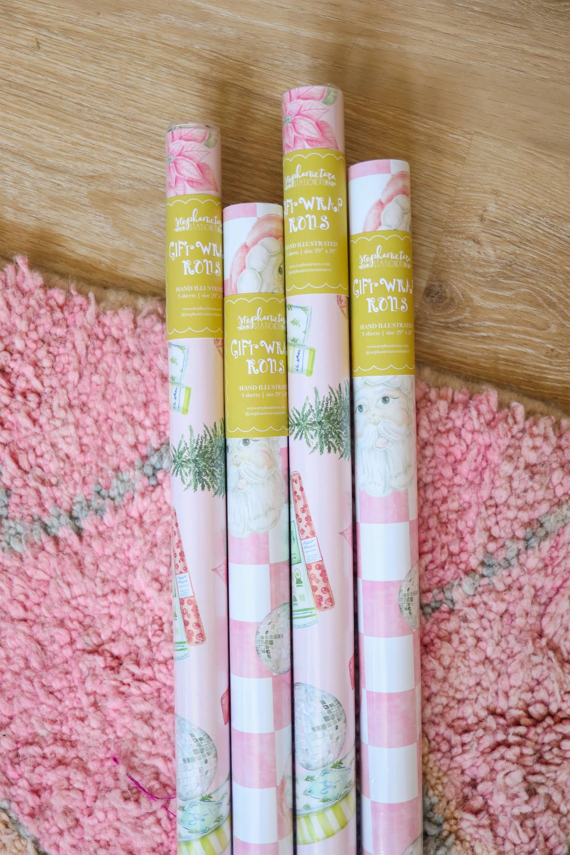 ROLLS Christmas trees, trucks, books, disco balls gift wrap