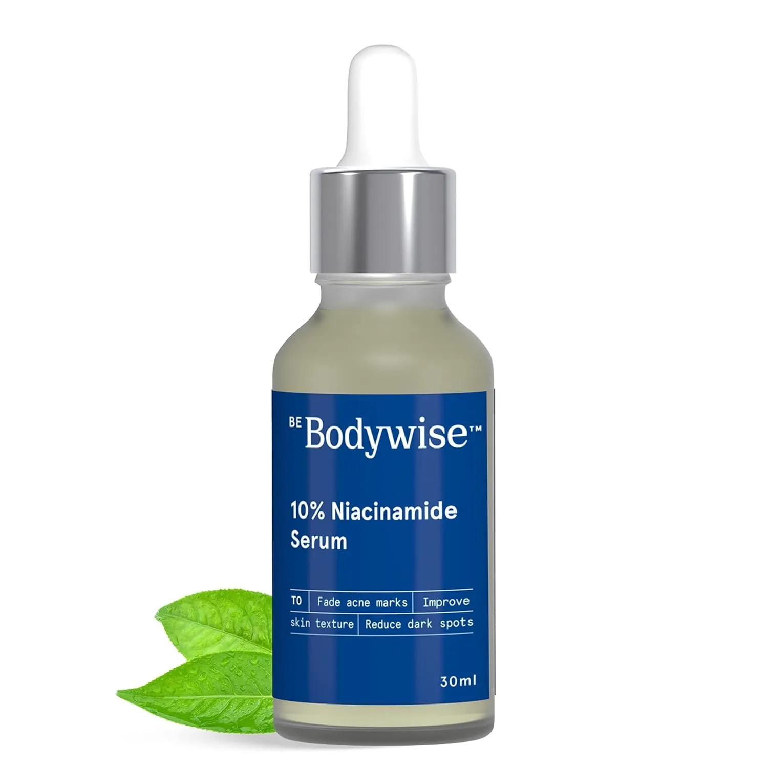 S E N T A B o d y w i s e 10% Niacinamide Face Serum with 1% Zinc PCA for Acne & Dark Spots | Fragrance Free | Made Safe Daily Anti Acne Serum for Acne Prone or Oily Skin | 30ml