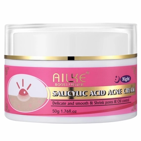 Salicylic Acid Acne Spot Removal Cream, Effectively Defeats Acne-Prone Skin, Refreshing, Oil Control, Prevent Breakouts, Pimples & Blackheads Remove Face Cream 1.76 oz