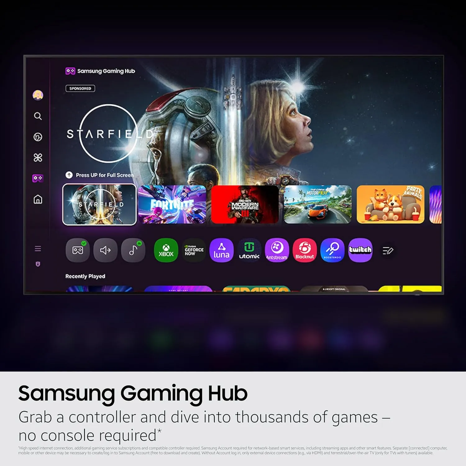 SAMSUNG 65-Inch Class QLED Q7F Series Samsung Vision AI Smart TV (2025 Model, 65Q7F) Quantum HDR, Object Tracking Sound Lite, Q4 AI Gen1 Processor, 4K upscaling, Gaming Hub, Alexa Built-in
