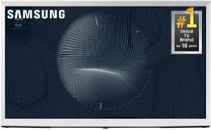 SAMSUNG 65-Inch Class The Serif LS01B Series - QLED 4K, I-Shaped Design, Anti-Reflection Matte Display, -Portable Easel -Stand, Ambient Mode  Smart -TV -w/ Alexa Built-in (QN65LS01BAFXZA,Latest Model)