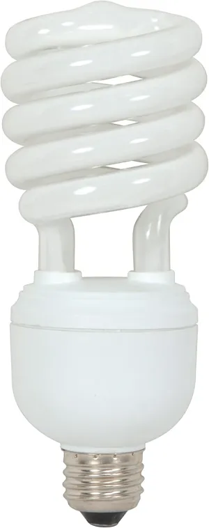 Satco S7332 32 Watt (125 Watt) 2000 Lumens Hi-Pro Spiral CFL Bright White 4100K Medium Base 120 Volt Light Bulb