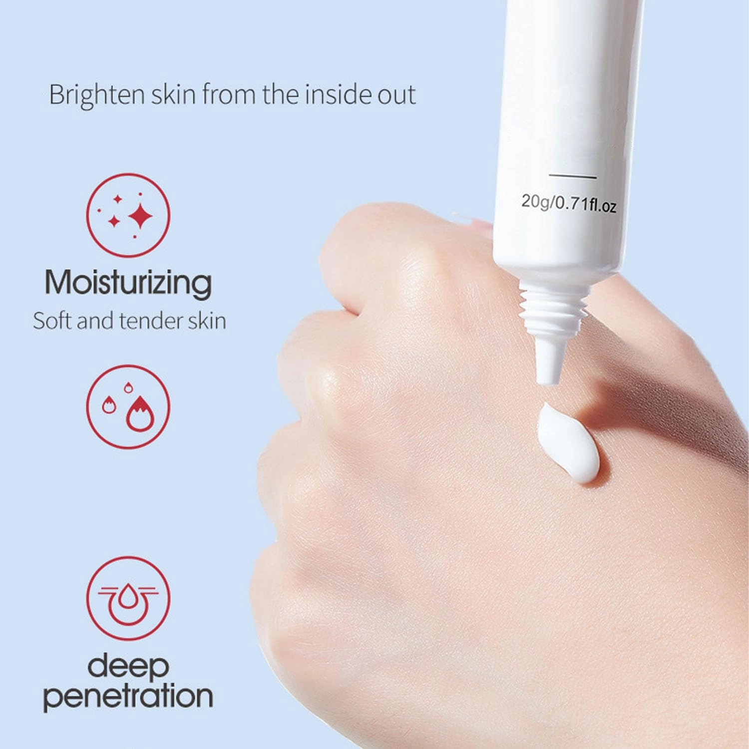 SC-11 Skin Brightening Cream, SC-11 Facial Cleanser, SC-11 Whitening Cream for Dark Spots, Gentle Daily Care for Smooth, Clear, Moisturizing, Even-Looking Skin, Reduces Fine Lines (1PCS)