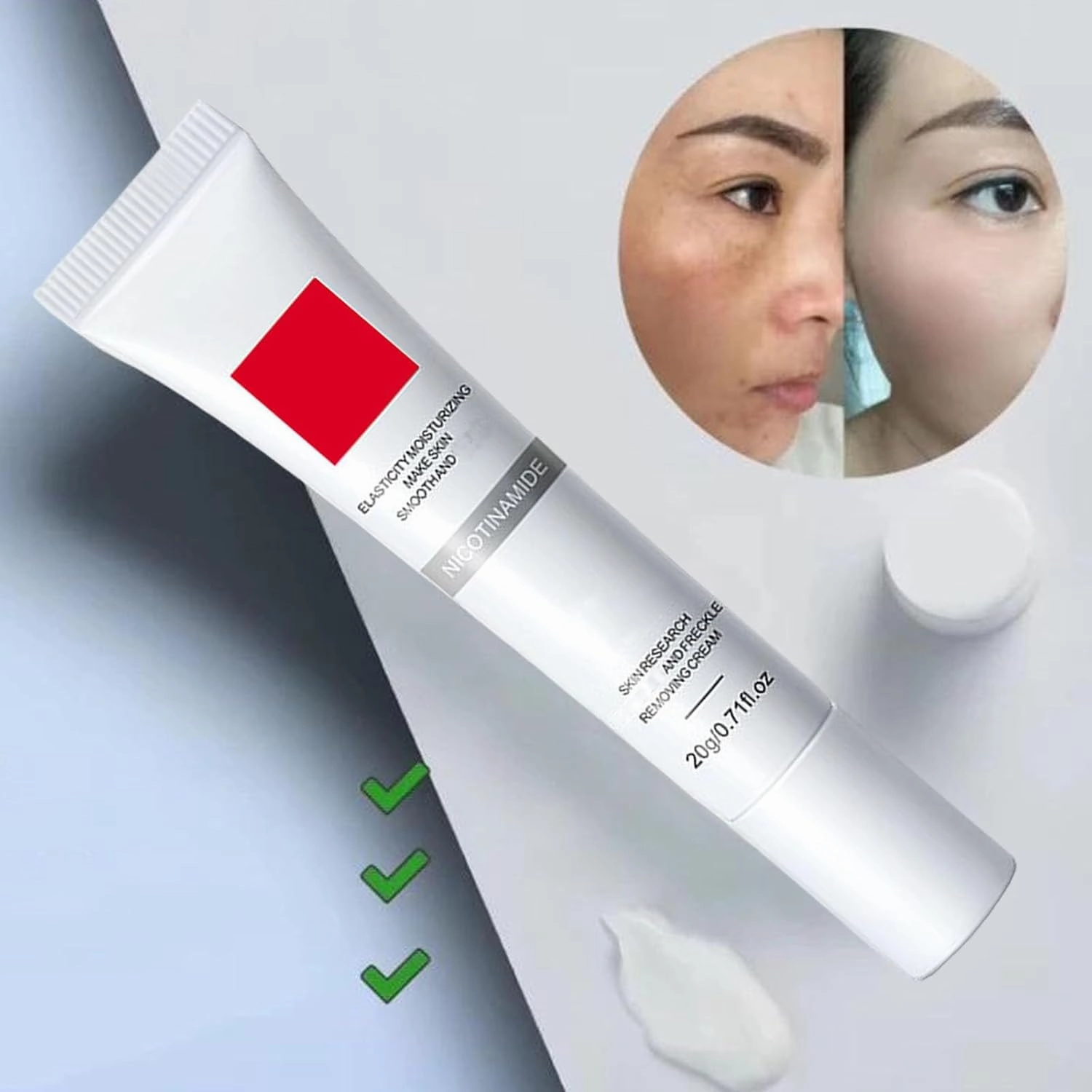 SC-11 Skin Brightening Cream, SC-11 Facial Cleanser, SC-11 Whitening Cream for Dark Spots, Gentle Daily Care for Smooth, Clear, Moisturizing, Even-Looking Skin, Reduces Fine Lines (1PCS)