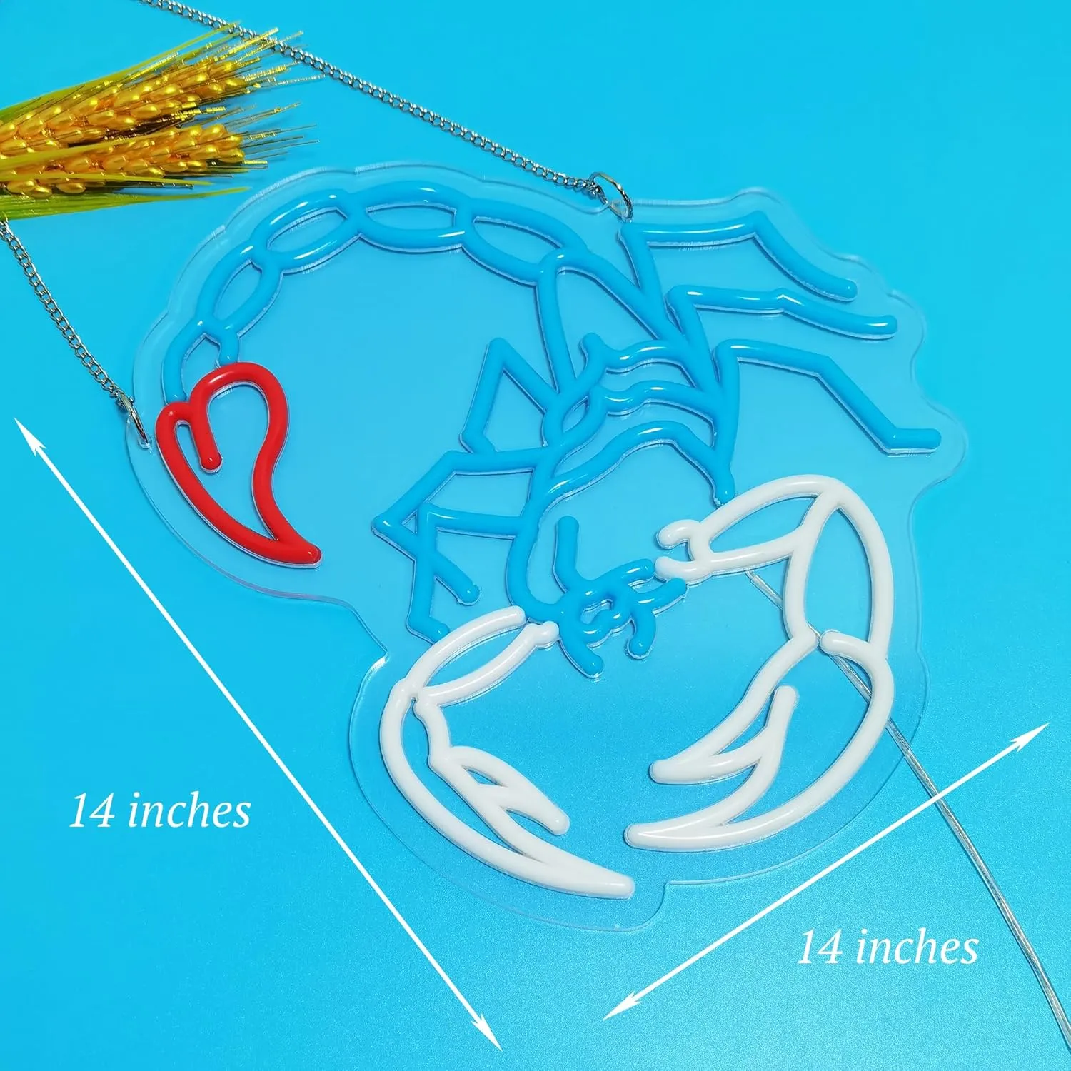Scorpion Neon Sign Night light for Bar Club Bedroom Hotel Pub Cafe Wedding Birthday Party Gifts