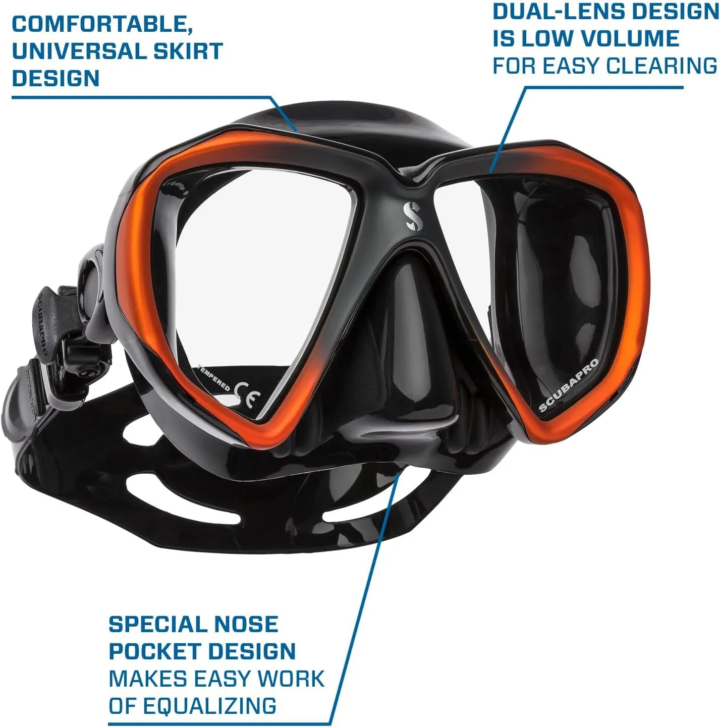 ScubaPro Spectra Low Volume 2 Window Dive Mask