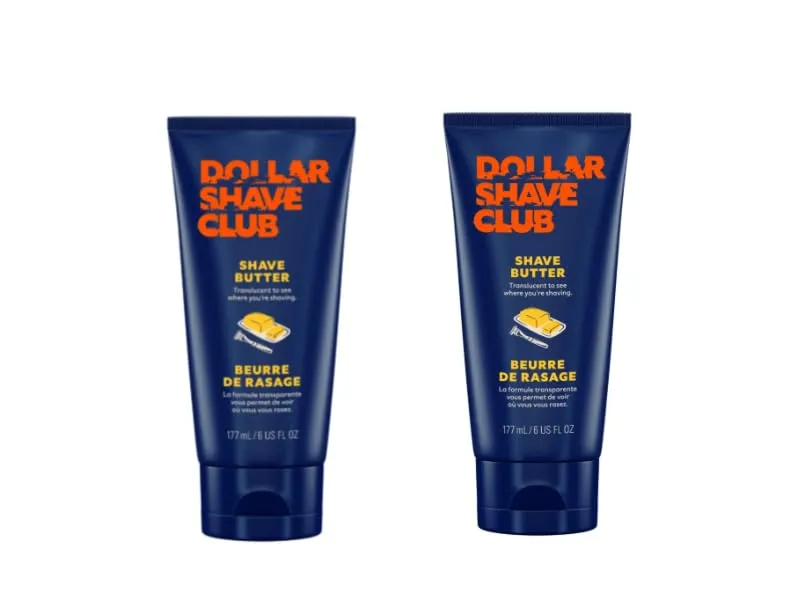 Shave Butter, For Sensitive Skin, A Translucent Shaving Cream & Gel Alternative, Designed For A Gentle Glide, Helps To Fight Razor Bumps and Ingrown Hairs, Blue 6 oz (pack of 2)