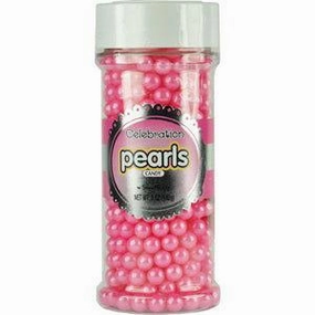 Shimmer Bright Pink Candy Pearls 5 oz. Jars