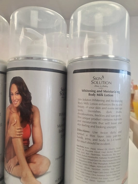 SKIN WHITENING AND MOISTURIZING BODY MILK