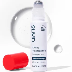 SLMD by Dr. Pimple Popper. 2.0% Salicylic Acid Acne Spot Treatment for Face, Acne Gel, Blemish Spot Treatment, Pimple Cream, Treat Pimples and Blemishes On The Go. Zit Cream - 0.3 Fl. Oz.
