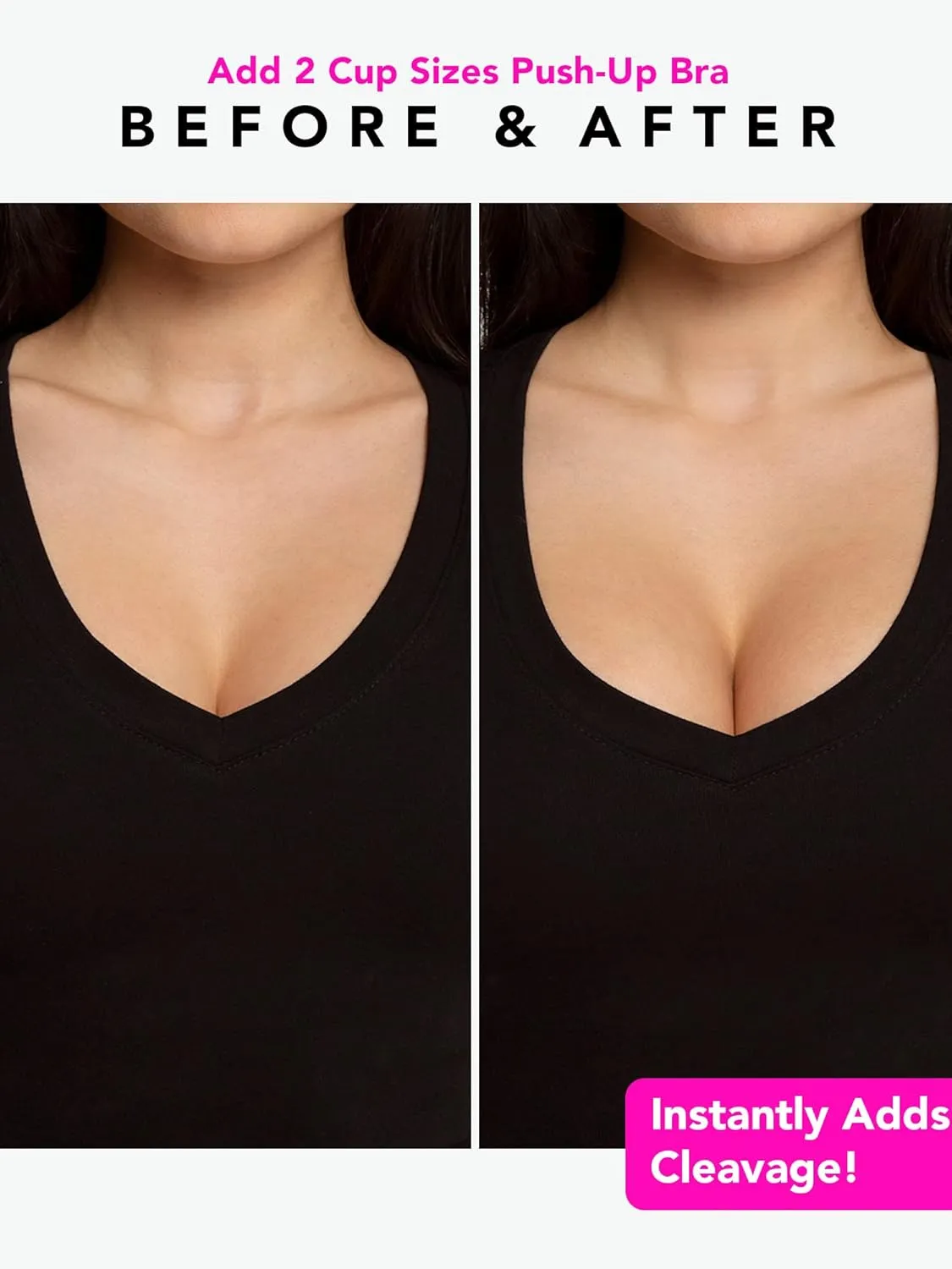 Smart & Sexy Women's Maximum Cleavage Underwire Push Up Bra, Available in Single and 2 Packs