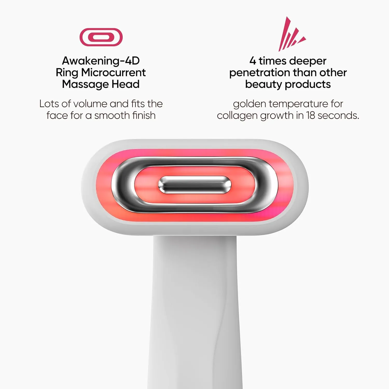 SMOOTHGLOW 2.0 PRO Awakening-4D 9-in-1 Red Light Therapy for Face, Home Radiant Renewal Facial Wand, LED Light Therapy Wand for Face Lift, Firm, Anti-Aging Wrinkle, Rejuvenation, Gift Set for Women