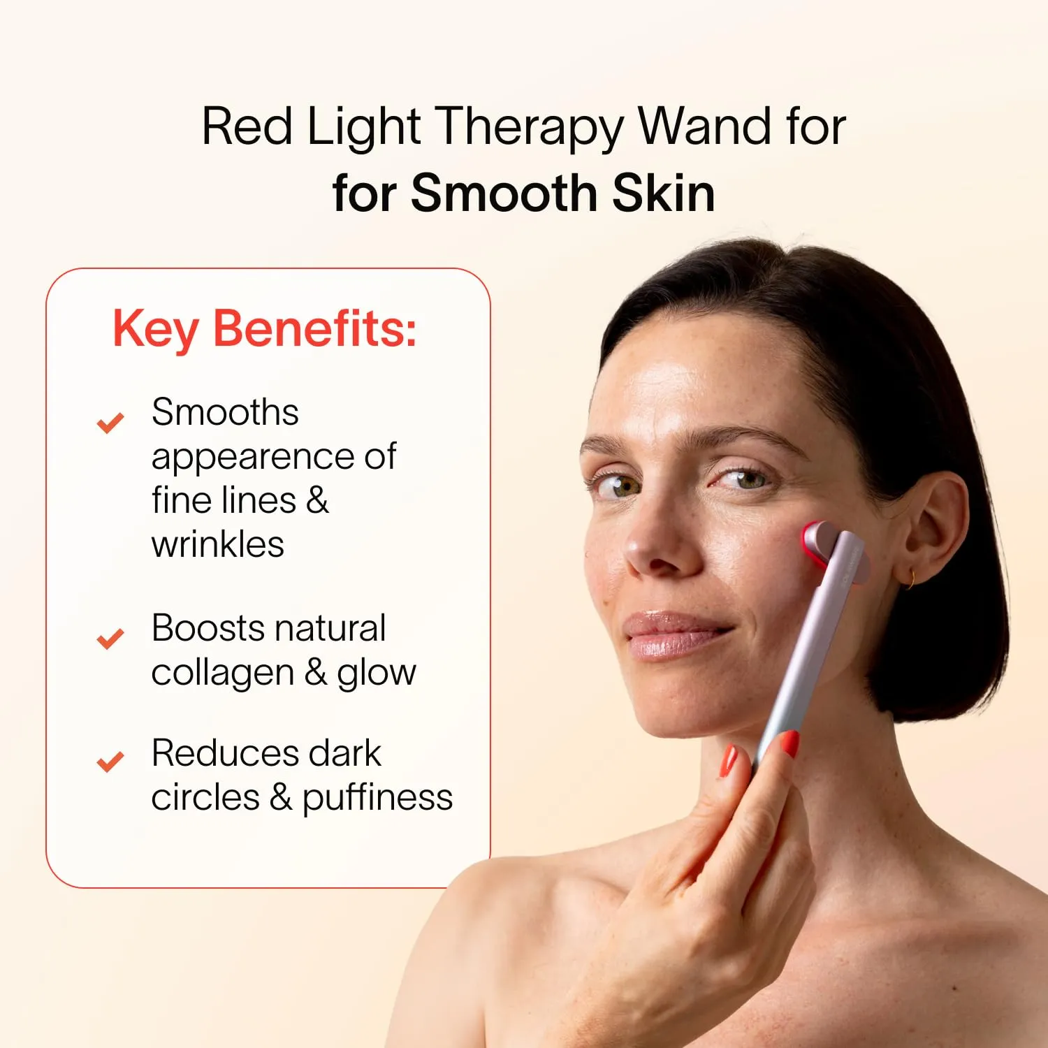 Solawave 4-in-1 Skinware Wand - Upgraded Radiant Renewal with Facial Massager, Red Light, Galvanic Current, and Therapeutic Warmth Anti-Aging Beauty Device (Blue/Pink Ombre)