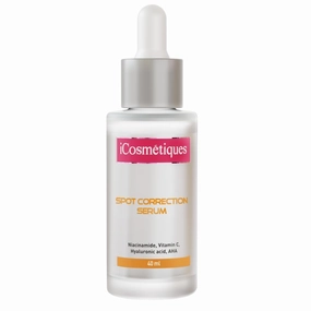 Spot Correction Face Serum |For Bright, Even Skin Tone |Niacinamide, Hyaluronic & Vitamin C |Infused with Himalayan Glacial Water |Unisex Advance Care Formula |40ml