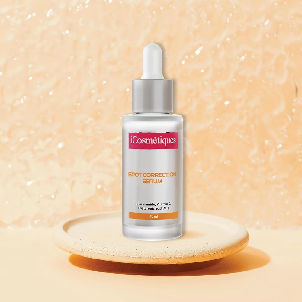 Spot Correction Face Serum |For Bright, Even Skin Tone |Niacinamide, Hyaluronic & Vitamin C |Infused with Himalayan Glacial Water |Unisex Advance Care Formula |40ml