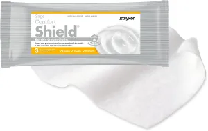 Stryker - Sage Comfort Shield Barrier Cream Cloths with Dimethicone - 90 Packages, 270 Cloths - One-Step Wipes Clean, Treat and Protect Skin from Incontinence Irritation, Hypoallergenic