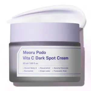 SUNGBOON EDITOR Meoru Podo Vita C Brightening Cream | Facial Moisturizer for Brightening, Correcting blemishes, Soothing | Vitamin C, Niacinamide, Hyaluronic Acid, Cica | Korean Skincare