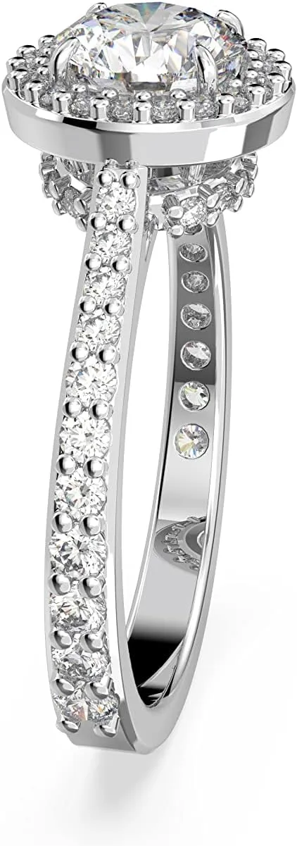 SWAROVSKI Constella Cocktail Ring Jewelry Collection, Pavé Cut, Clear Crystals