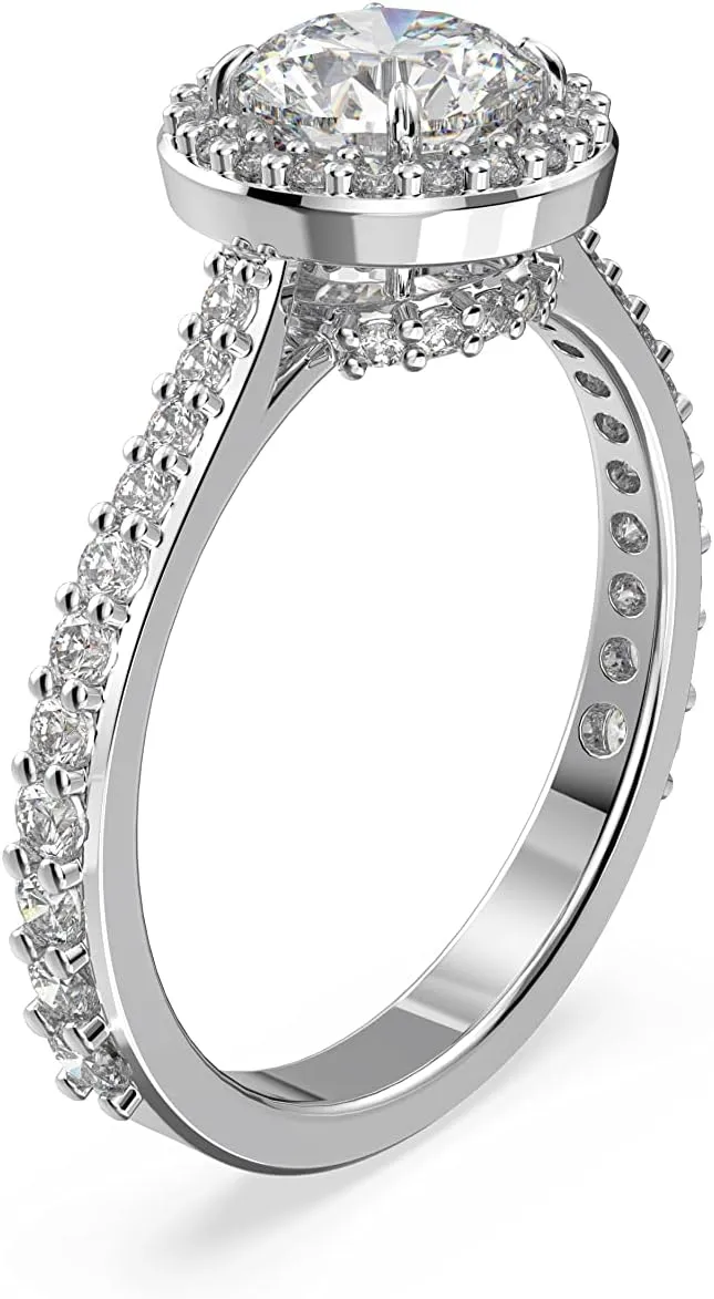 SWAROVSKI Constella Cocktail Ring Jewelry Collection, Pavé Cut, Clear Crystals