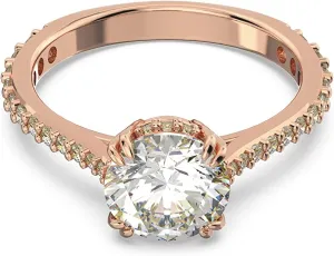 Swarovski Constella Cocktail Ring Jewelry Collection, Princess Cut, Clear Crystals