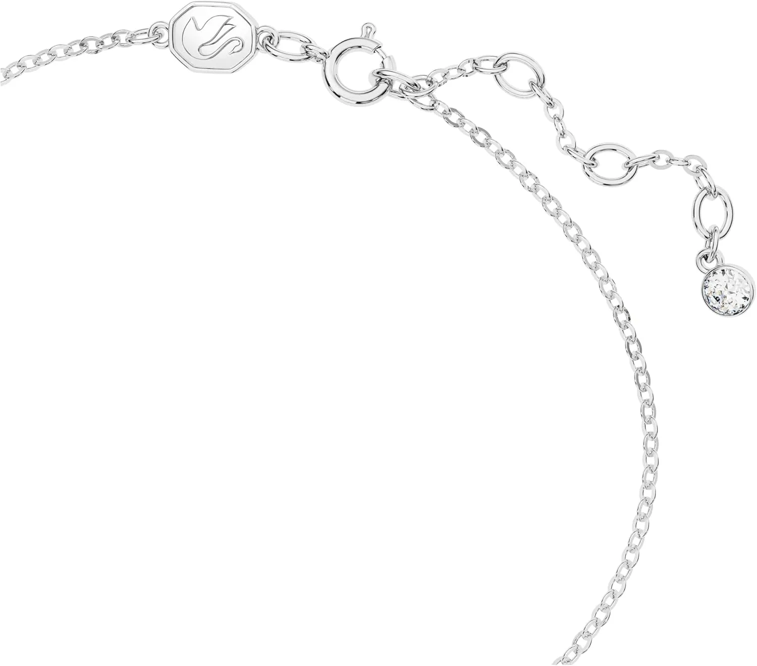 SWAROVSKI Volta Necklace, Earrings, and Bracelets Jewelry Collection, Bow-Inspired Clear Crystals with Rhodium Finish