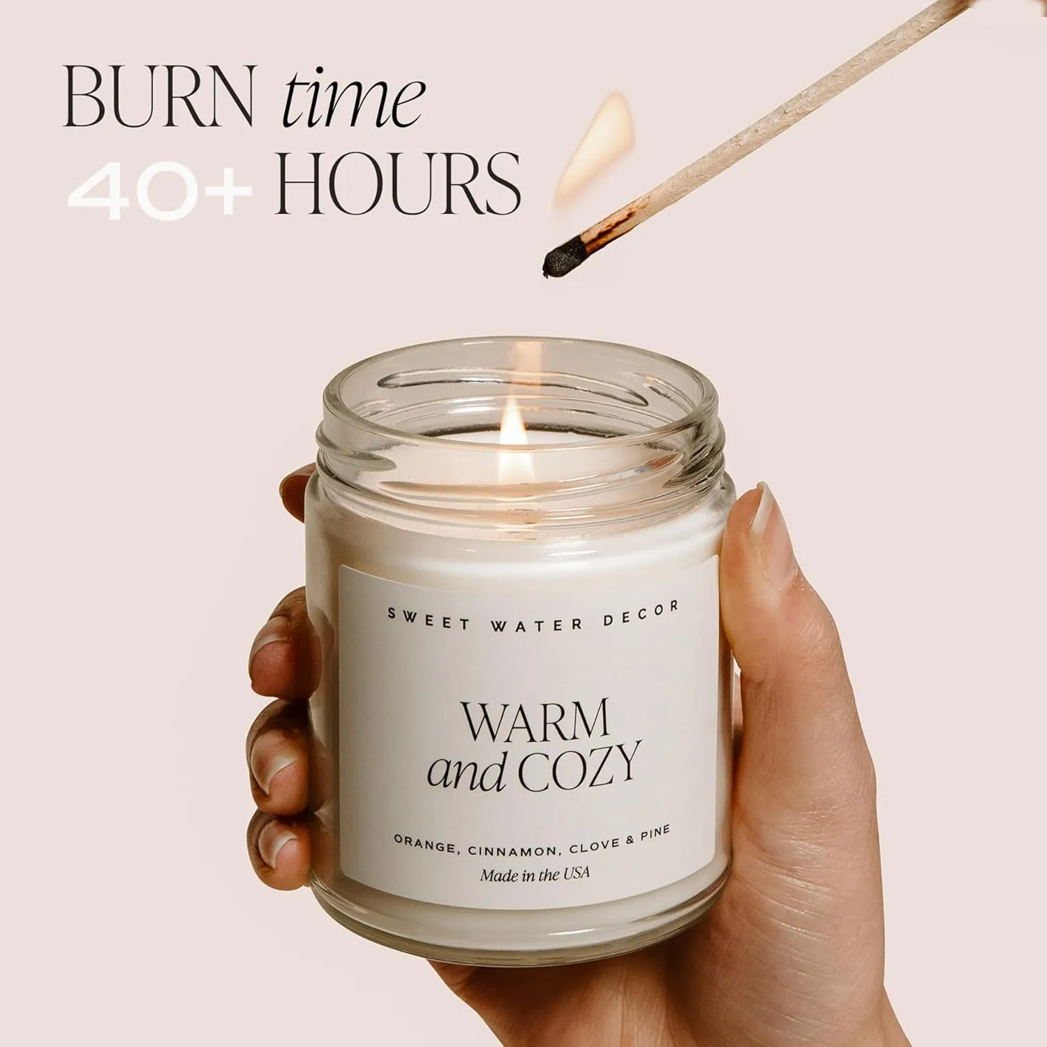 Sweet Water Decor You Got This Candle - Encouragement Gifts for Women, Graduation Gift, New Job Gift, Positive Affirmation - 9oz Clear Jar, 40 Hour Burn Time, Made in the USA