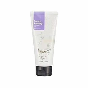 TA Face Shop Smart Peeling White Jewel Gentle Exfoliator Face Scrub with Pearl Powder extracts for Brightening| Removes Tan and Blackheads,120ml