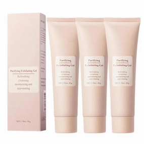 Tanrewsis Exfoliating Gel, Purifying Enzymes Exfoliating Gel, Tanrewsis Cleansing Purifying Cream for Face & Body (3 pcs, 1.76 oz)