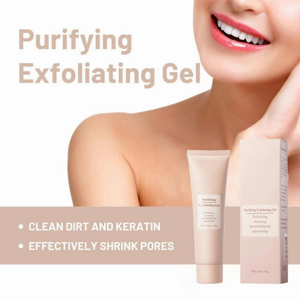 Tanrewsis Exfoliating Gel, Purifying Enzymes Exfoliating Gel, Tanrewsis Cleansing Purifying Cream for Face & Body (3 pcs, 1.76 oz)
