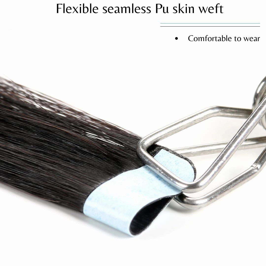 Tape in Hair Extensions, Real Natural Remy Human Hair, Seamless Straight Pu Skin Weft, 14 Inch 40 Gram 20 Pieces, Balayage Dark Brown Rooted to Caramel Blonde