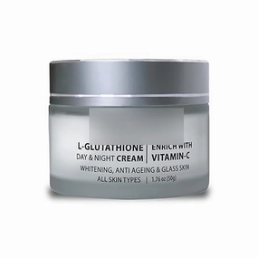 tathione and Vitamin C Face Cream for Skin Whitening, Anti Ageing and Glass Skin, Enrich with Natural Actives, 50 Gm