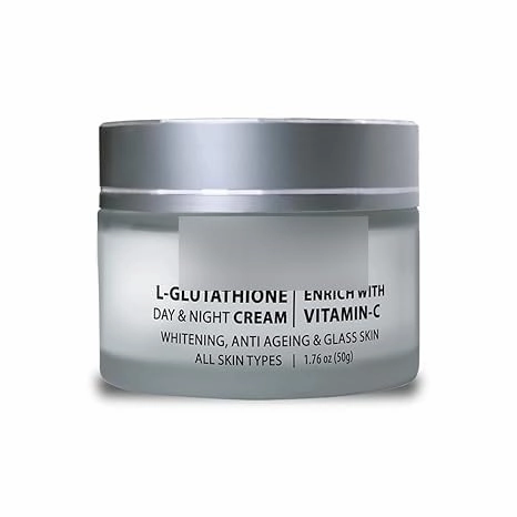 tathione and Vitamin C Face Cream for Skin Whitening, Anti Ageing and Glass Skin, Enrich with Natural Actives, 50 Gm