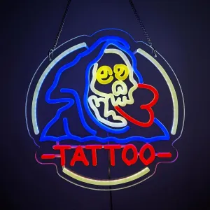 Tattoo LED Neon Light Sign for Beer Bar Club Bedroom Office Hotel Pub Cafe Wedding Birthday Party Man Cave Art Wall